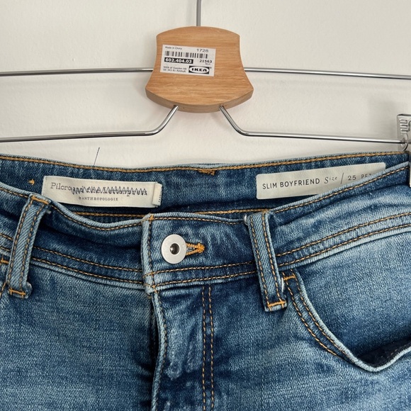 Pilcro and the Letterpress by Anthropologie slim boyfriend jeans size 25P - Picture 2 of 4